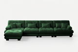 CLOUDIES 173" Sofa 4 Seater with 1 Ottoman