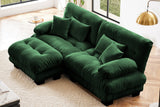 CLOUDIES 94" Loveseat with 1 Ottoman