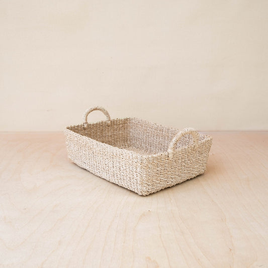 Woven Rectangle Tray - Decorative Basket | LIKHÂ