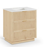 Willard - Engineered Stone And Solid Wood Bathroom Vanity