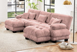 CLOUDIES 134" Sofa 3 Seater with 2 Ottoman