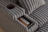 ZYLO 84" Loveseat with 2 Ottomans