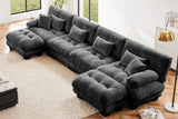 CLOUDIES 173" Sofa 4 Seater with 2 Ottoman