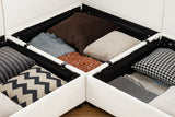 HARMONY 75" Loveseat with 2 Ottomans