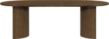 Caldra - Oak Veneer And Solid Wood Dining Table