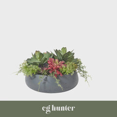 CG Hunter Artificial Succulent Arrangement - Round