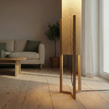Ethos Floor Lamp Oak and Natural