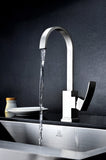 ANZZI Opus Elegant Kitchen Faucet, Single Gyroscopic Control, 360° Swivel Spout (11.1" H), 1.5 GPM, Rhino Alloy Solid Brass, cUPC Certified