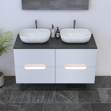Estelle 4S 120 Double Sink Floating Bathroom Vanity