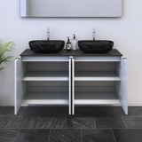 Nicole 4D 120 Double Sink Floating Bathroom Vanity