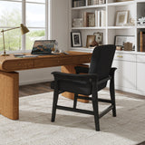 Leo Modern Upholstered Counter Stool quick shift to Dining Chair