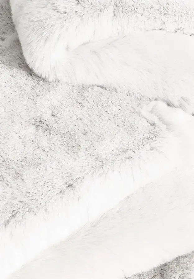 Bliss Weighted Faux Fur Chinchilla Throw