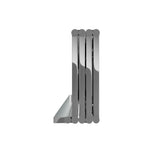 Accordion Style 33 in. x 55 in. H Sliding Framed Shower Door with Tempered Clear Glass