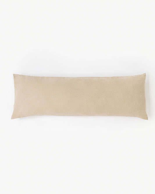 Body pillowcase in Natural linen