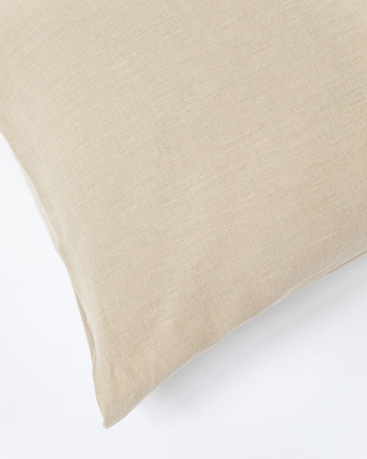 Body pillowcase in Natural linen