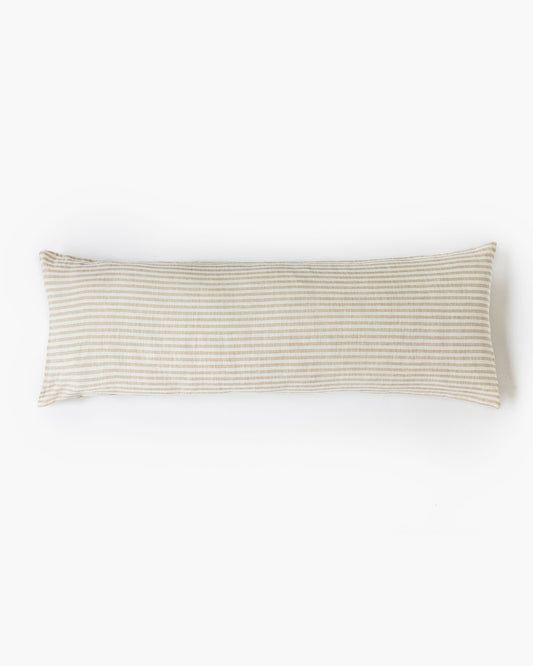 Body pillowcase in Striped in natural