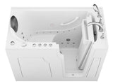 ANZZI Coupe Premier 53 - 60 in x 28 in. Air and Whirlpool Jetted Walk-in Tub in White