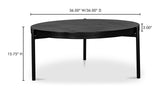 Mendez Outdoor Coffee Table Black