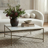 Valen - Marble And Iron Table