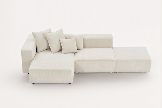 LUNOR 118" 3-Seaters Sectional