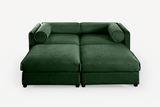 HARMONY 75" Loveseat with 2 Ottomans