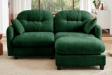 MOLLY 74" Loveseat with 1 Ottoman