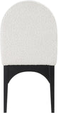 Waldorf - Boucle Dining Side Chair With Black Legs