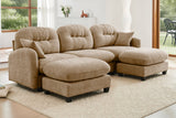 MOLLY 107" 3 Seater with 2 Ottomans