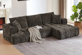 ELARA 108" Chenille Right Chaise Sofa