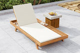 ORVA Outdoor Lounge Chaise with 2 Inches Pad