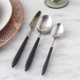 Velo Black Brushed 20pc Flatware Set