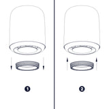 CIARRA Recirculating Charcoal Filter for Cooker Hoods CBCF0010-OW