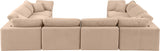 Comfy - 8 Piece Velvet Modular Sectional