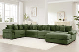 DESEO 233" Sectional Sofa with Ottoman