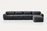 MELLOW 149" 4-Seater Sofa with 1 Ottoman