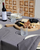 Charcoal gray linen napkin set of 2
