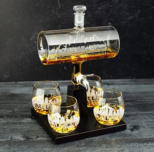 Wine & Whiskey Decanter Set 1100ml