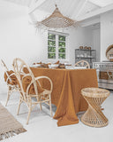 Cinnamon Linen tablecloth