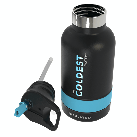 Sports Water Bottle Matte Black