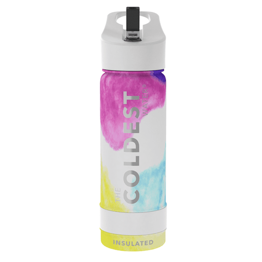 Sports Water Bottle Clouds of Tie Dye