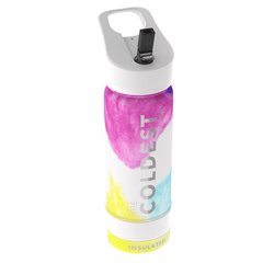 Sports Water Bottle Clouds of Tie Dye