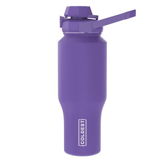 Shaker Water Bottle Galaxy Purple