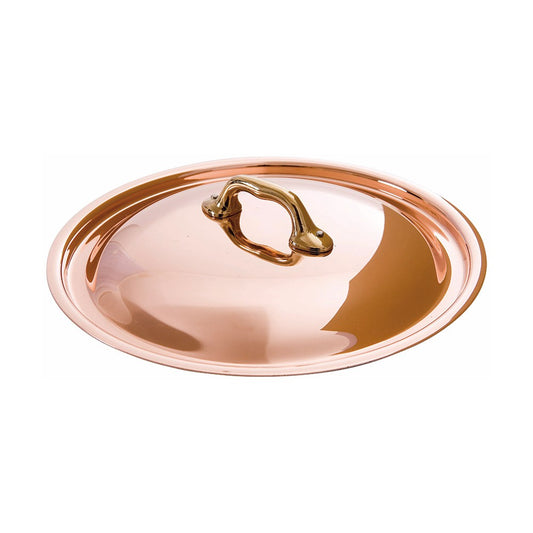 Mauviel M'Heritage 150 B Copper Lid With Brass Handle, 7.1-In