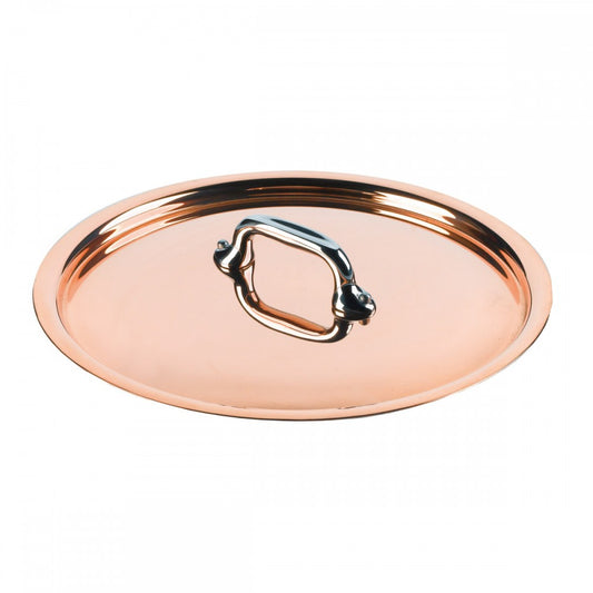 Mauviel Copper Lid With Cast Stainless Steel Handle