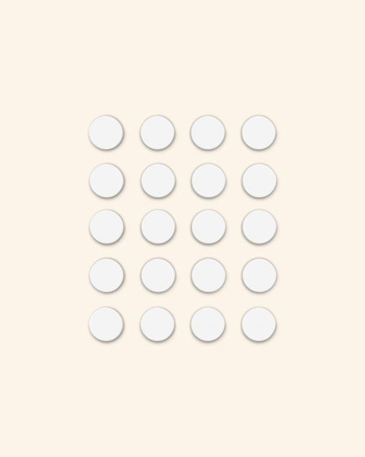 Cover stickers | white