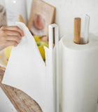 Paper Towel Holder - Steel + Wood