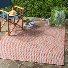 Courtyard Blair Geometric Indoor/Outdoor Area Rug or Runner