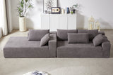 NOUVA 108" Chenille Left Chaise Sectional
