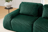 LAURENT 114" 3-Seater Sofa with 2 Ottomans