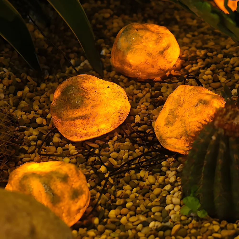 Solar Stone Glow Light